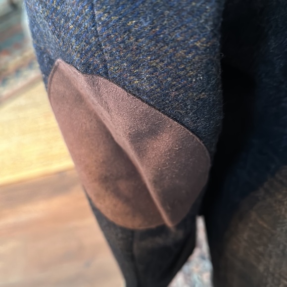 Joe, by Joseph Abboud wool blazer with suede elbow size 42 long - Picture 4 of 7